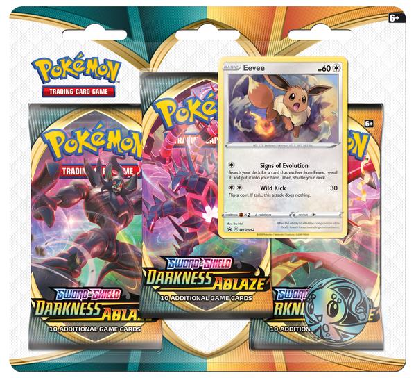 Sword & Shield Darkness Ablaze 3 Booster Blister