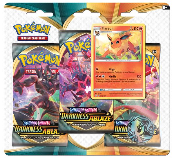 Sword & Shield Darkness Ablaze 3 Booster Blister