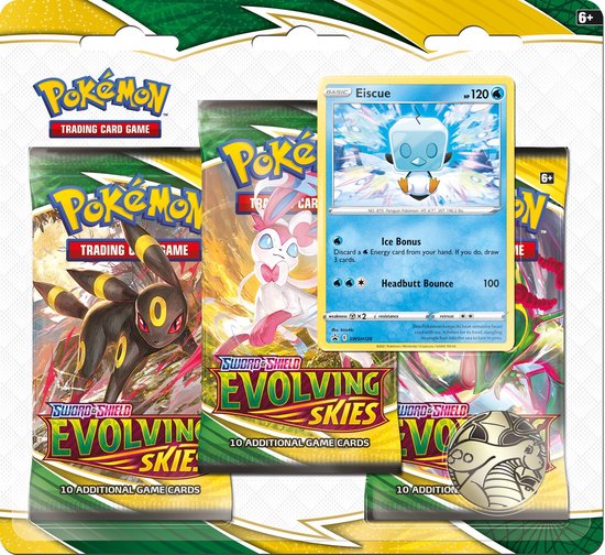 Sword & Shield Evolving Skies 3 Booster Blister