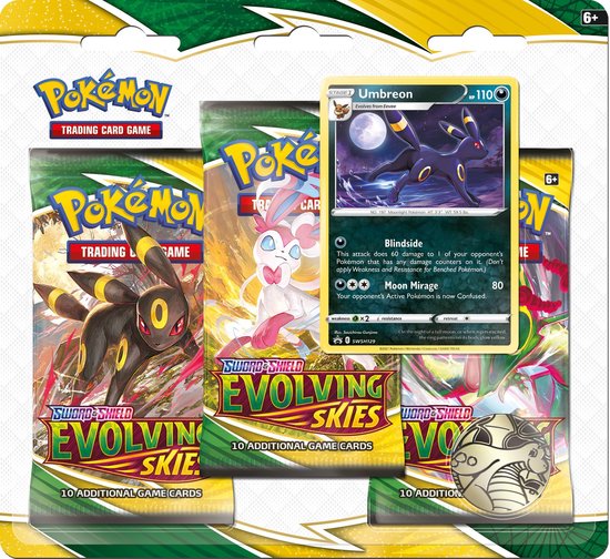 Sword & Shield Evolving Skies 3 Booster Blister